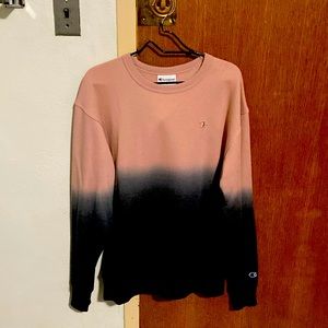 Pink/Grey Large Champion Crew Neck pullover